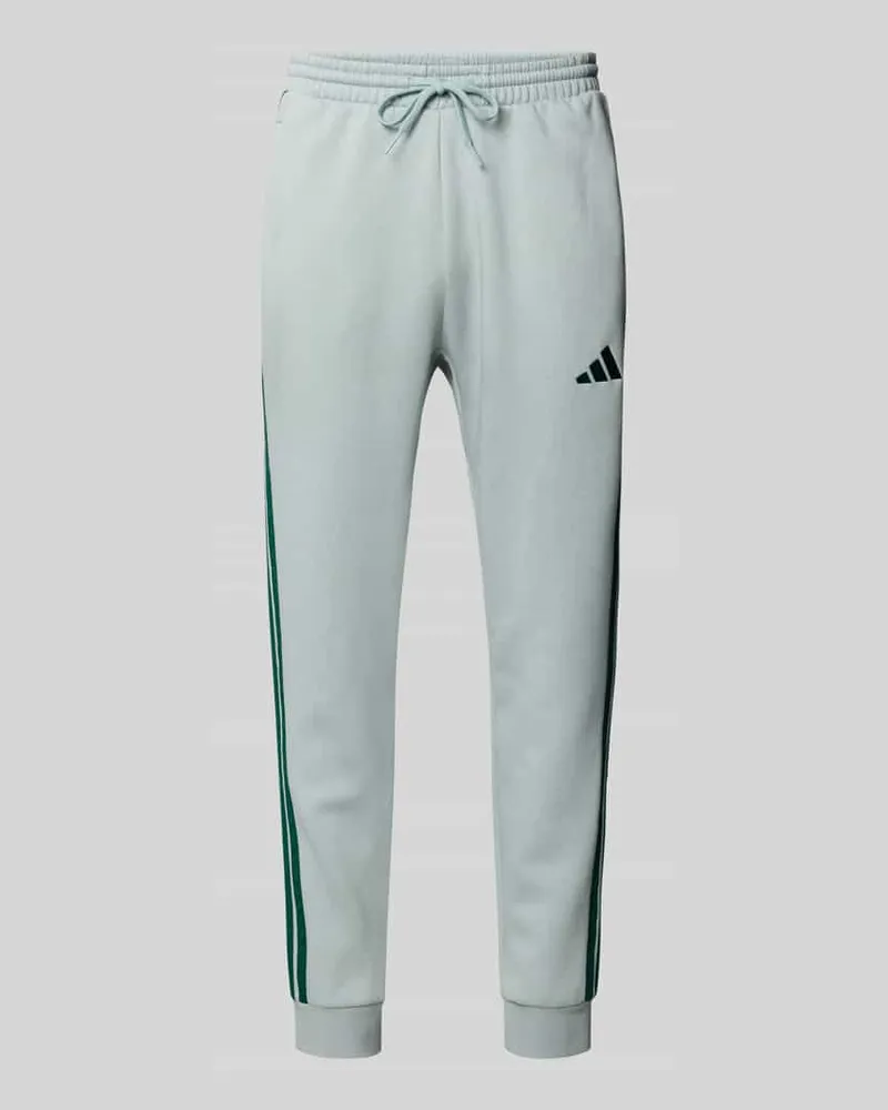 adidas Sweathose mit Logo und elastischem Bund Mint