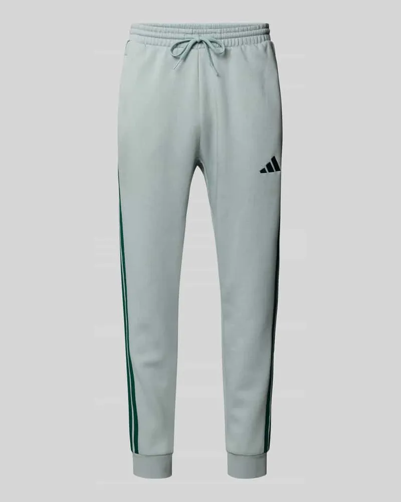 adidas Sweathose mit Logo und elastischem Bund Mint