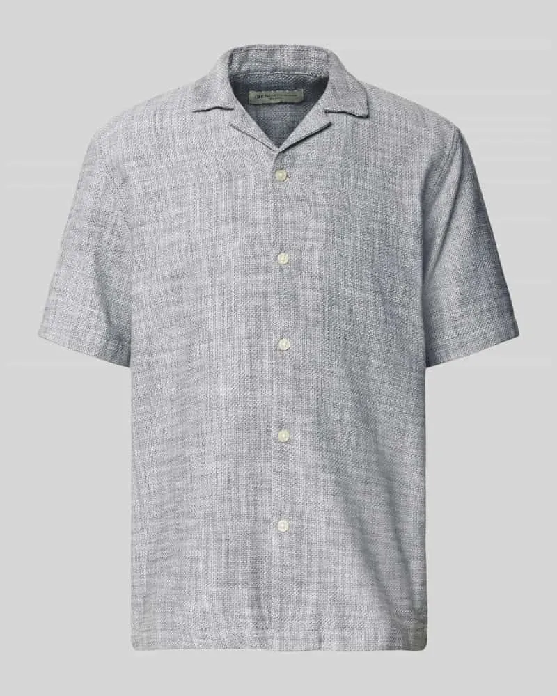 Tom Tailor Relaxed Fit Freizeithemd aus reiner Baumwolle Petrol
