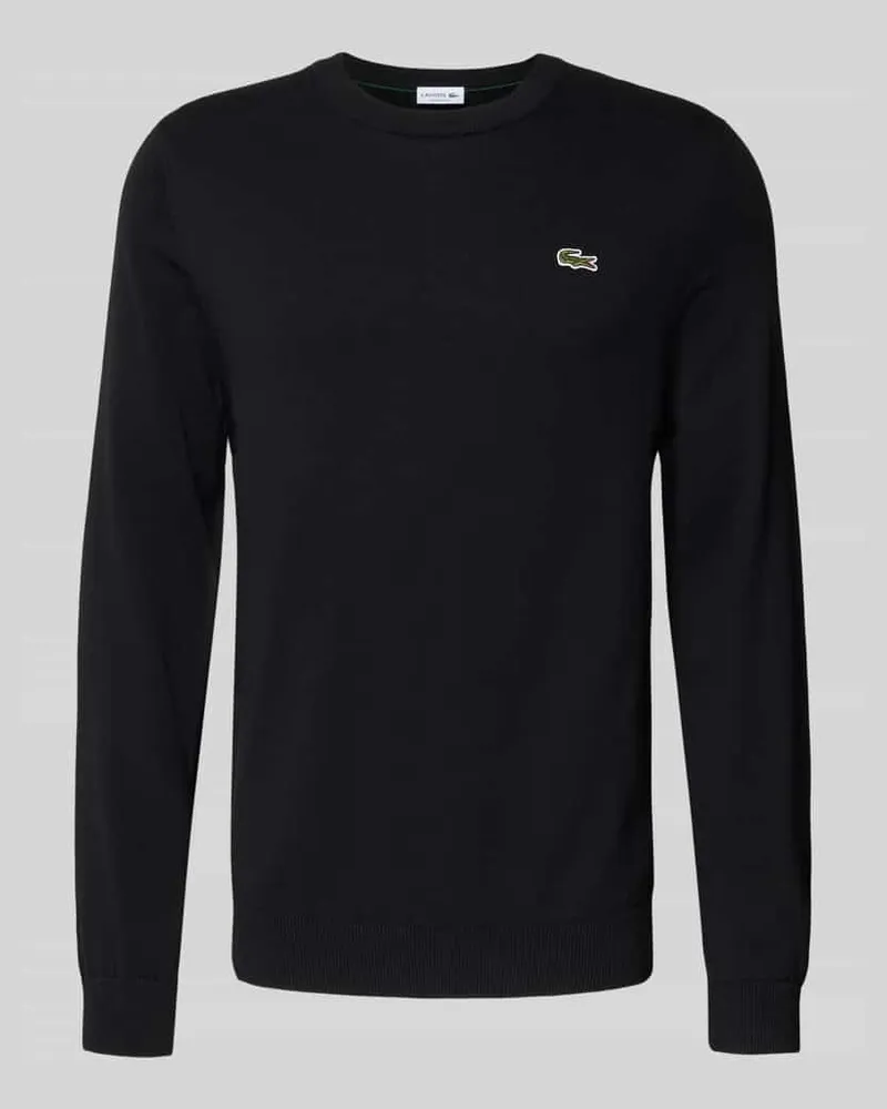 Lacoste Regular Fit Strickpullover aus Baumwoll-Mix 