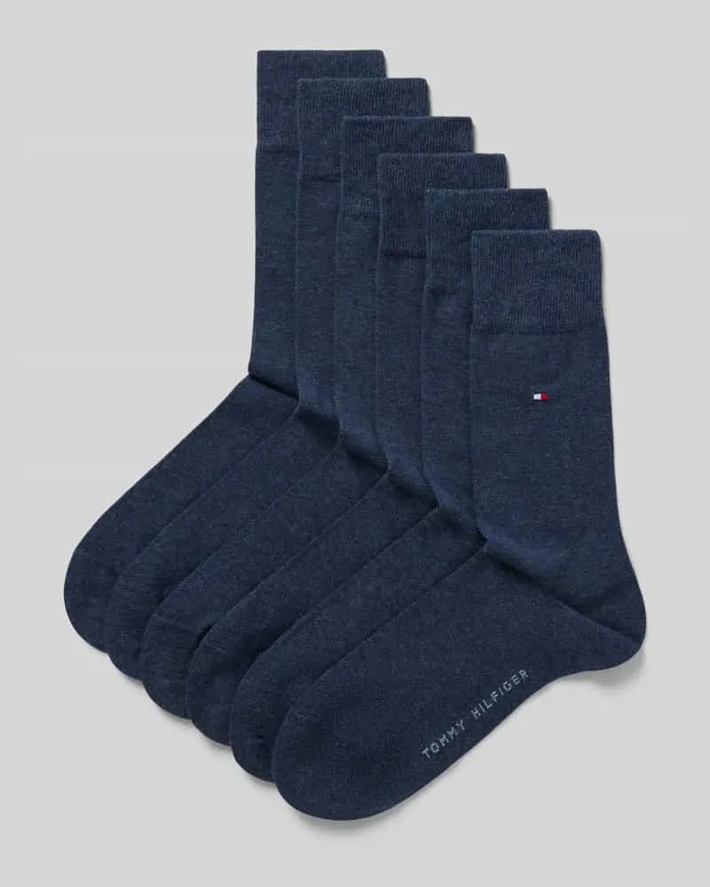 Tommy Hilfiger Socken aus Baumwoll-Mix im 6er-Pack Jeansblau