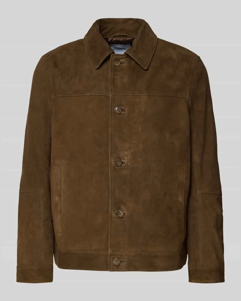 McNeal Jacke mit seitlichen Eingrifftaschen Schlamm