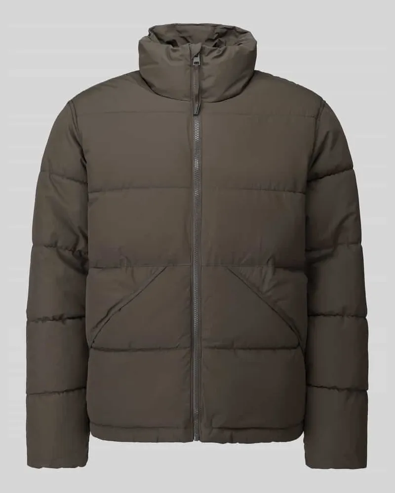 Only & Sons Steppjacke mit Stehkragen Schlamm