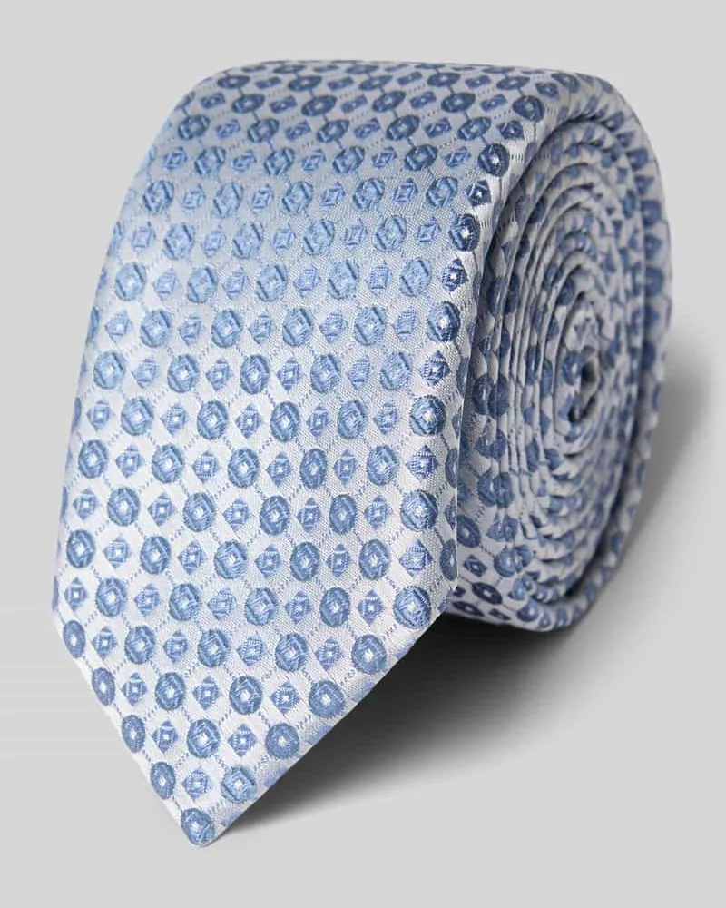 HUGO BOSS Seiden-Mix Krawatte Royal