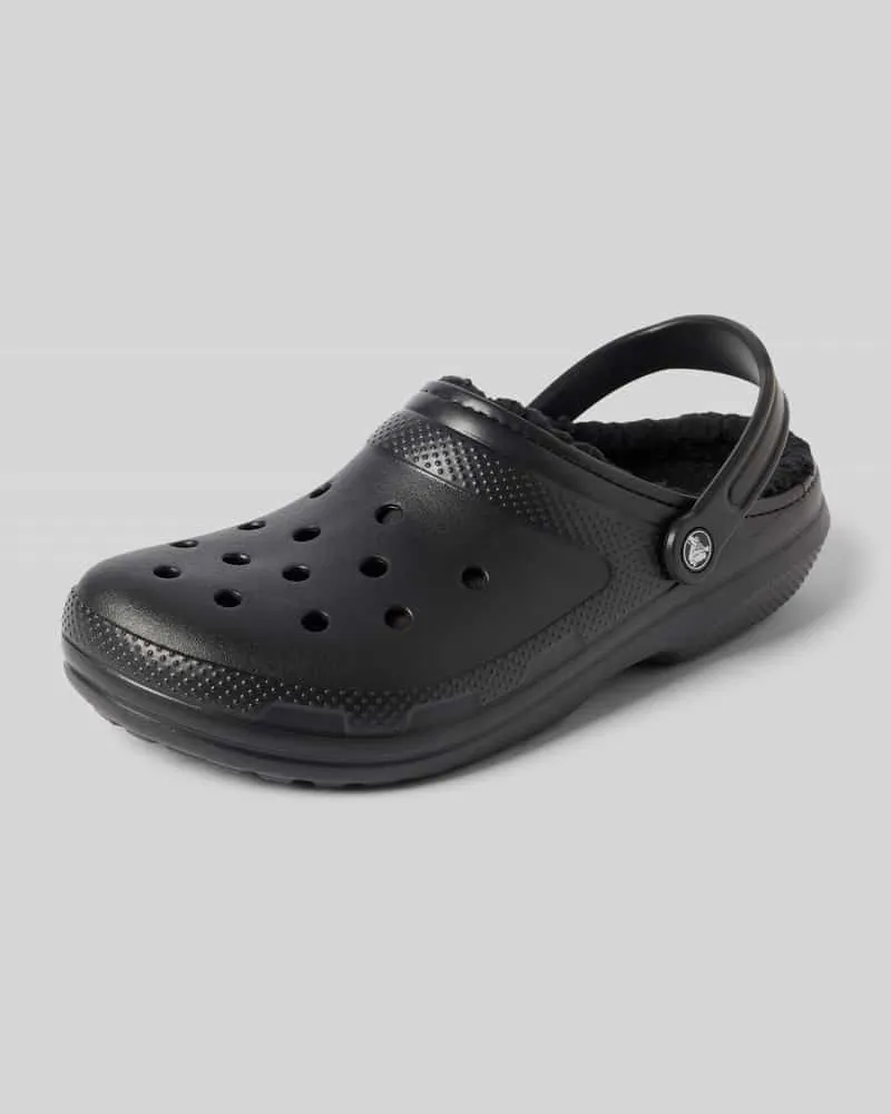 Crocs Hausschuhe mit Label-Detail Black