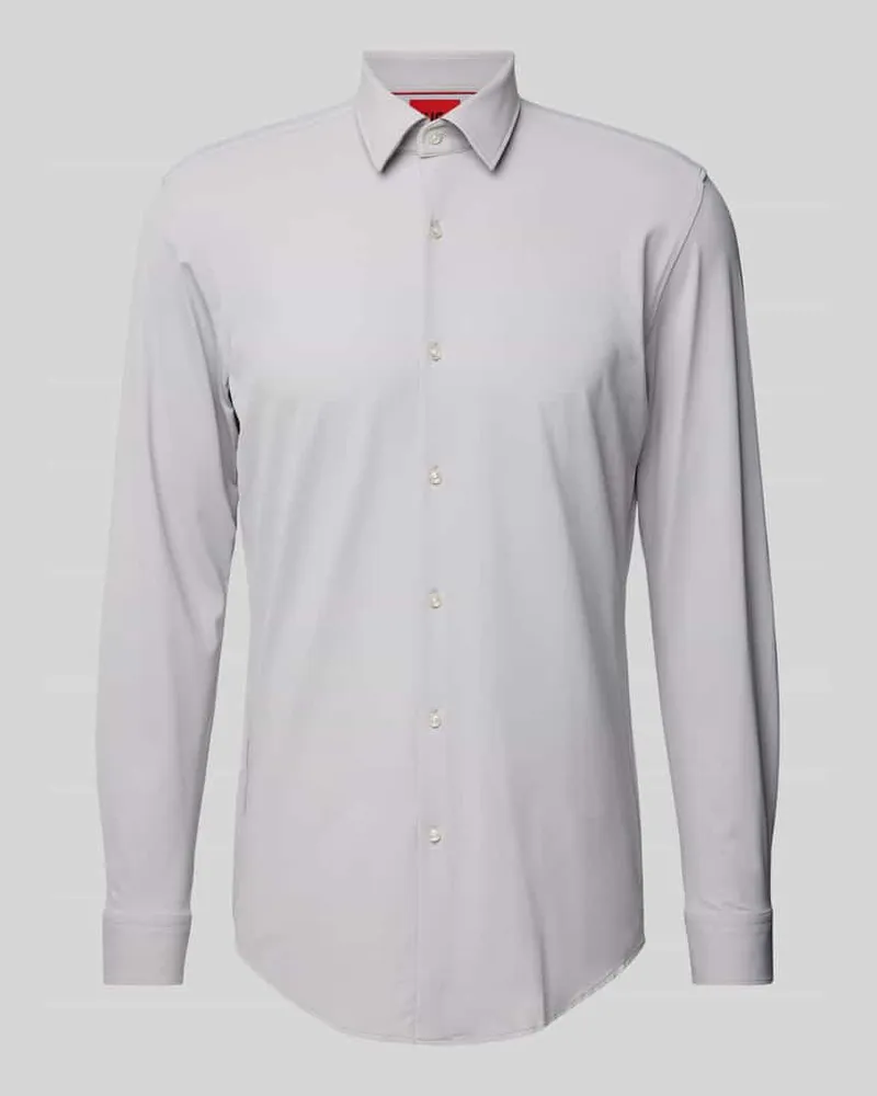 HUGO BOSS Slim Fit Business-Hemd mit Kentkragen Modell 'KENNO 