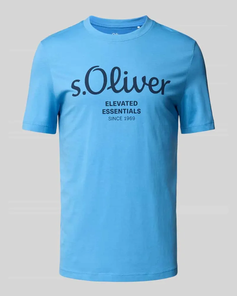 S.Oliver Regular Fit T-Shirt aus reiner Baumwolle 