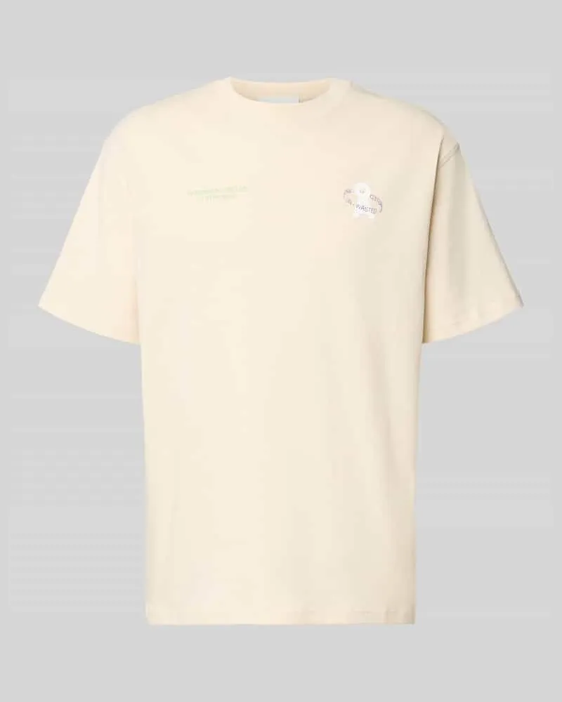 Armedangels Relaxed Fit T-Shirt aus reiner Bio-Baumwolle Modell 'MAARKOS Offwhite