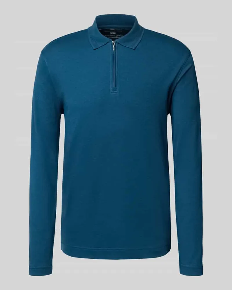 Christian Berg Slim Fit Poloshirt mit Reißverschluss 