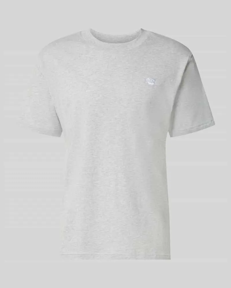 New Balance T-Shirt mit Label-Stitching Modell 'ESSENTIALS Hellgrau