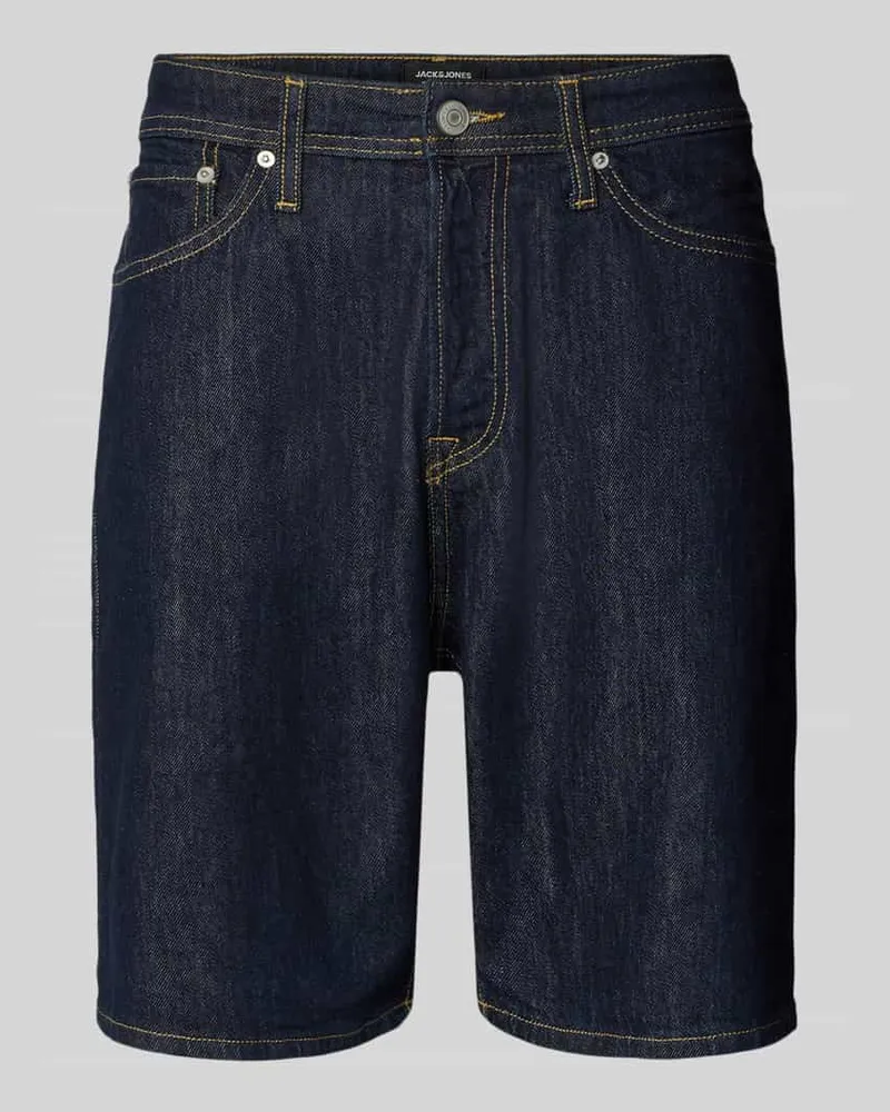 Jack & Jones Relaxed Fit Jeansshorts Modell 'TONY Dunkelblau