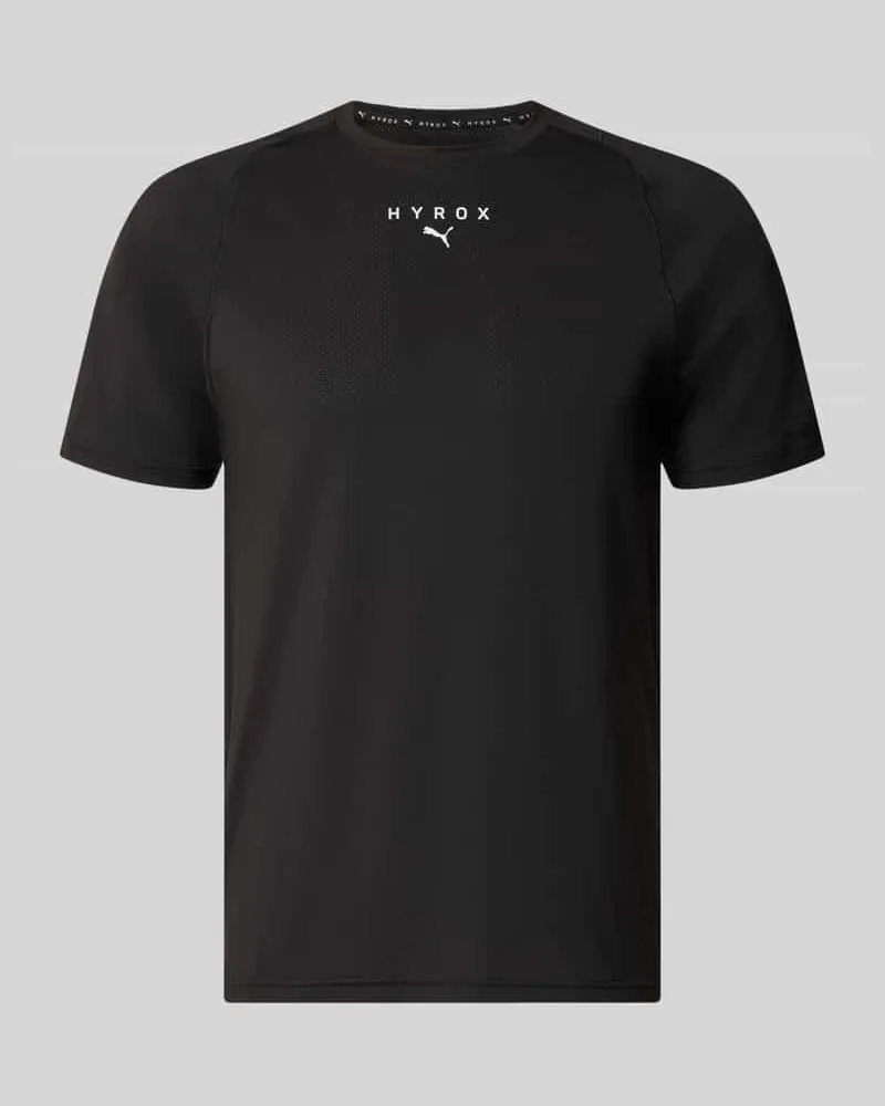 Puma Regular Fit Sport-T-Shirt mit Logo-Print Modell 'PWRMODE Black