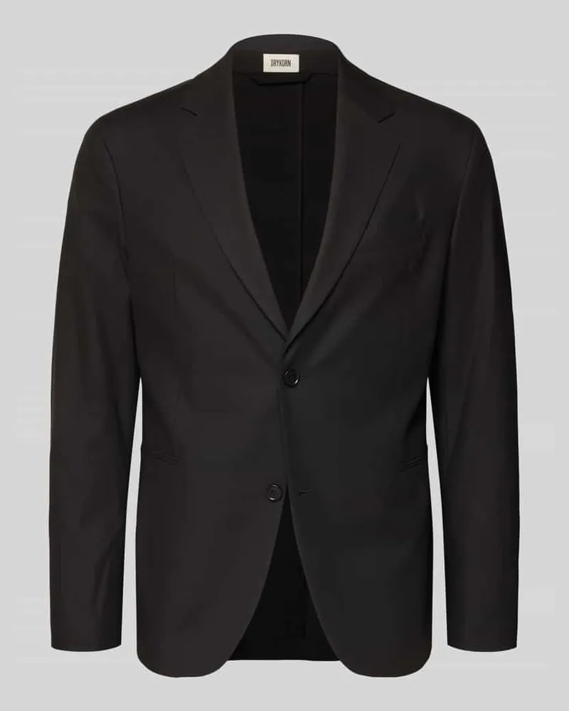 Drykorn Sakko mit Reverskragen und Brustleistentasche Modell 'CATORY Black