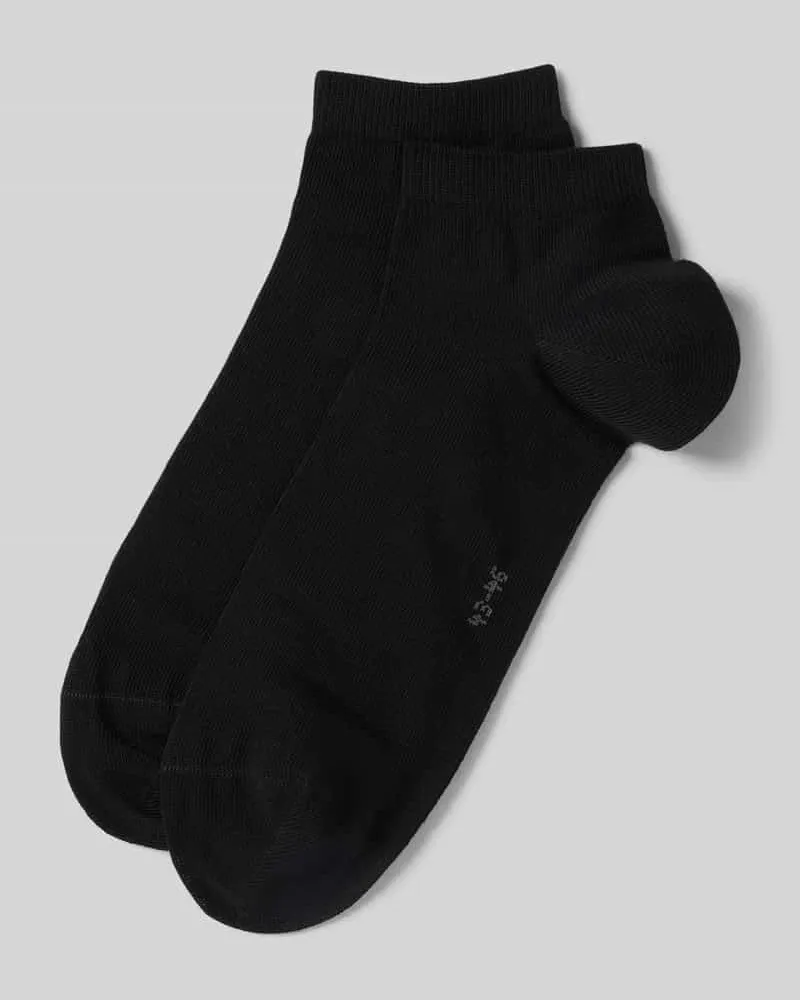 Falke Socken mit geripptem Abschluss im 2er-Pack Black