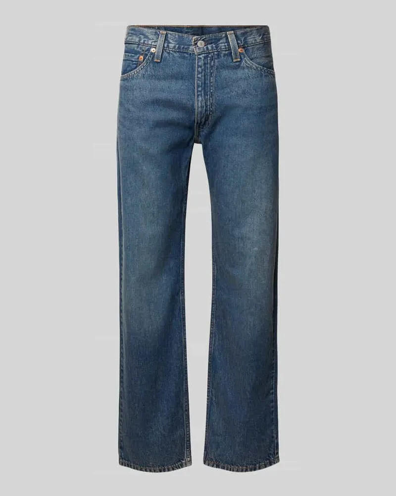 Levi's Relaxed Fit Jeans mit Logo-Patch Modell '555 