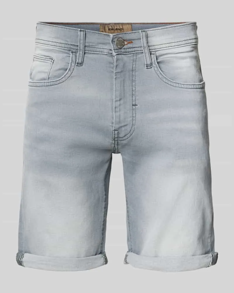 Blend Skinny Fit Jeansshorts im 5-Pocket-Design Modell 'TWISTER 