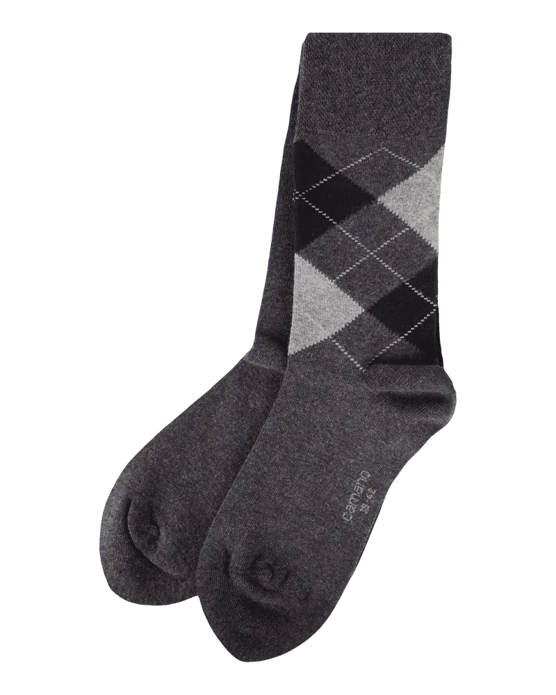 Camano Socken mit Karomuster im 2er-Pack 
