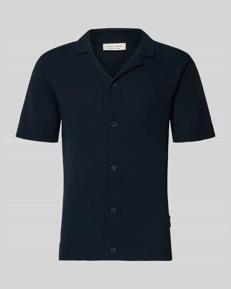Casual Friday Regular Fit Freizeithemd mit Reverskragen Modell 'LINDHOLM Marine
