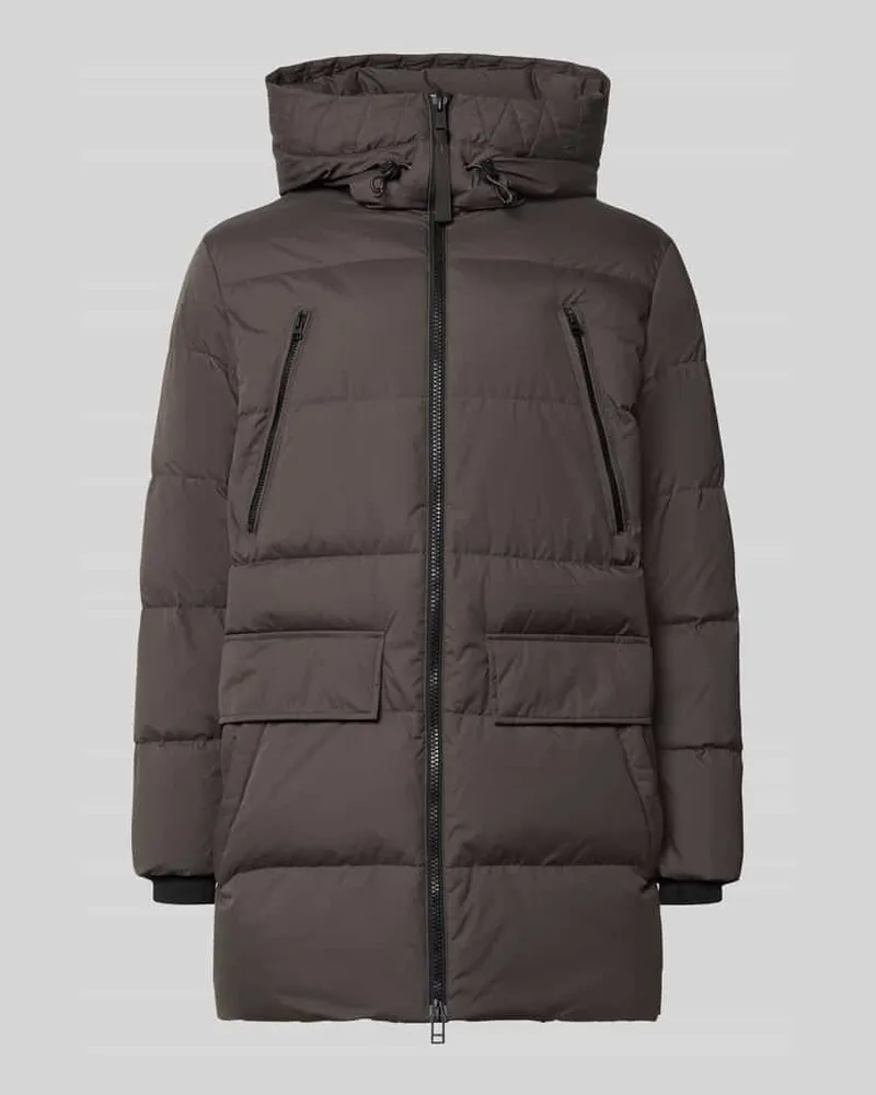 Marc O'Polo Regular Fit Daunenjacke mit Kapuze Oliv