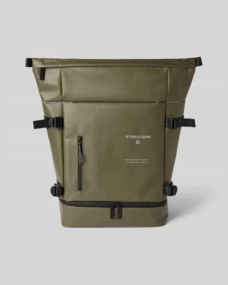 Strellson Rucksack mit Label-Print Modell 'sebastian 
