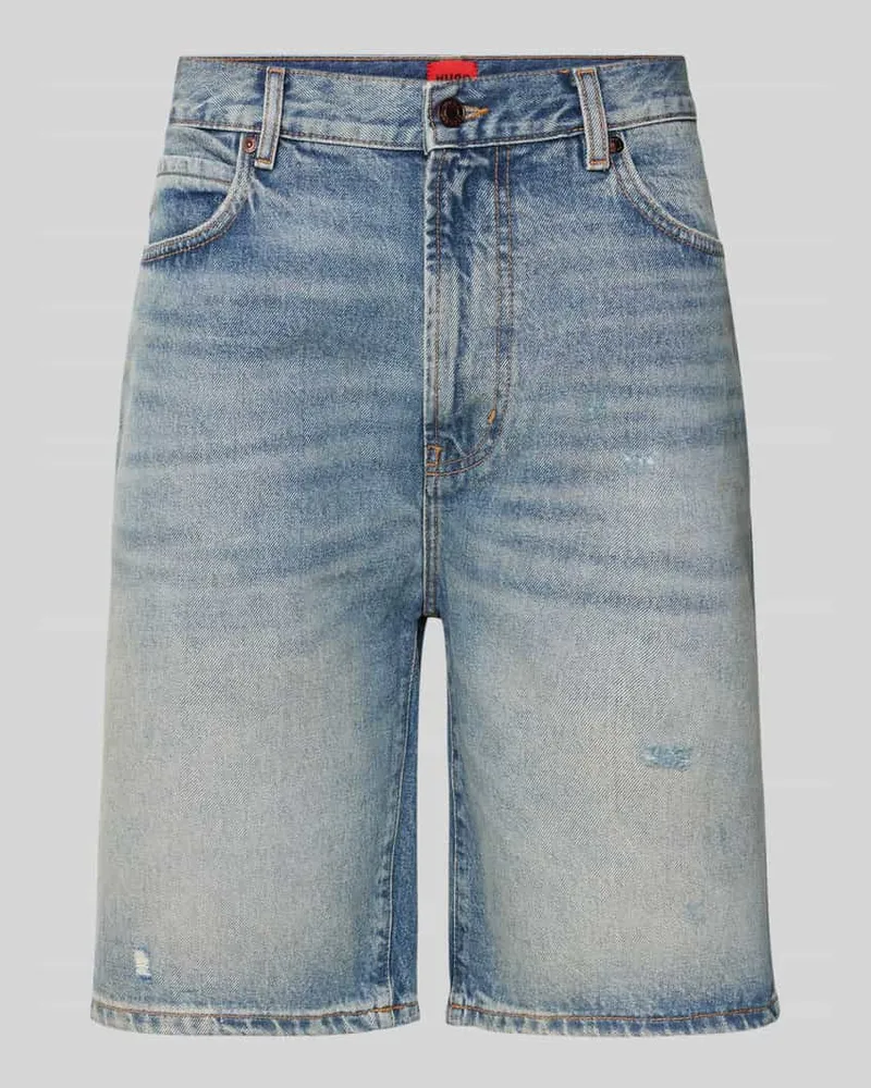 HUGO BOSS Jeansshorts mit 5-Pocket-Design 