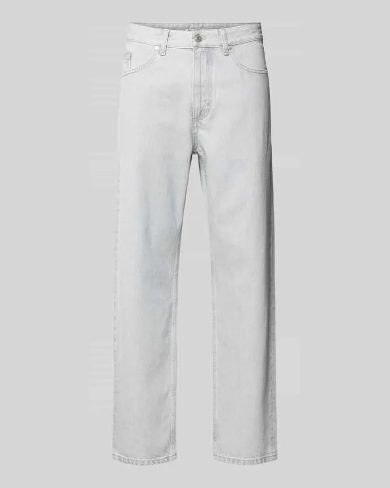 Marc O'Polo Loose Fit Jeans aus reiner Baumwolle Modell 'RUNNE Hellgrau