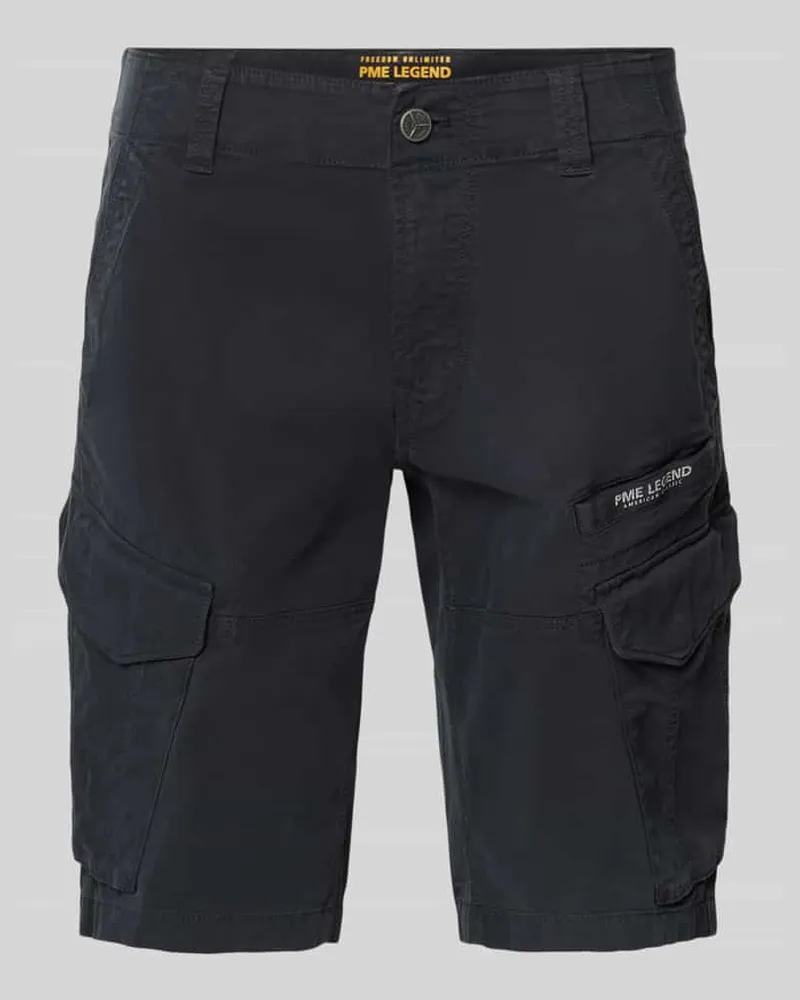 PME Legend Slim Fit Cargoshorts mit Label-Print Modell 'NORDROP 