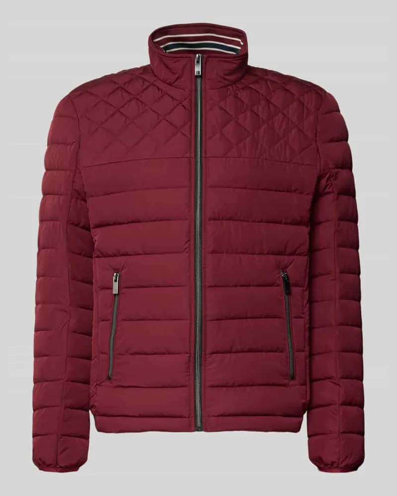 Christian Berg Steppjacke mit Reißverschlusstaschen 