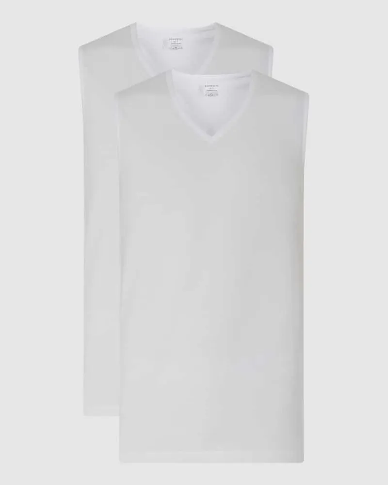 Schiesser Tanktop mit Stretch-Anteil im 2er-Pack 
