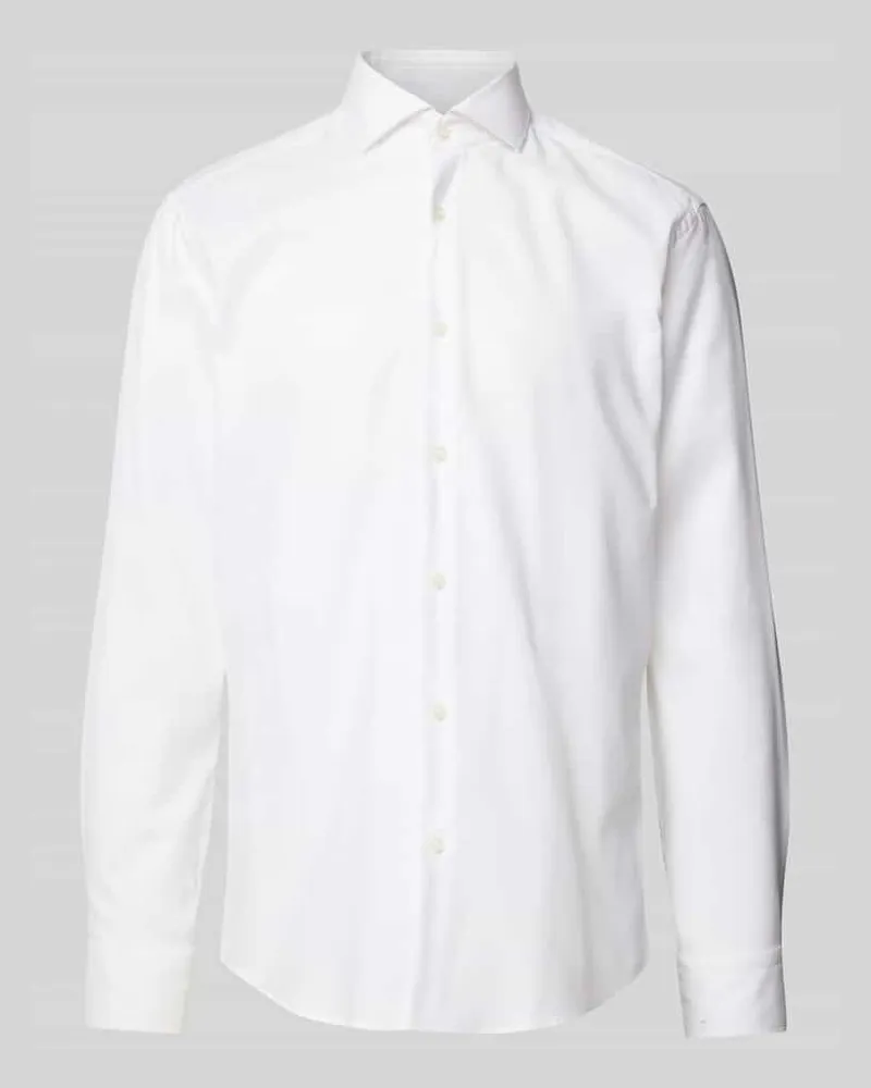 HUGO BOSS Regular Fit Business-Hemd mit Haifischkragen Modell 'Joe 