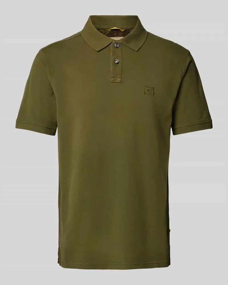 Camel Active Regular Fit Poloshirt mit Logo-Stitching 