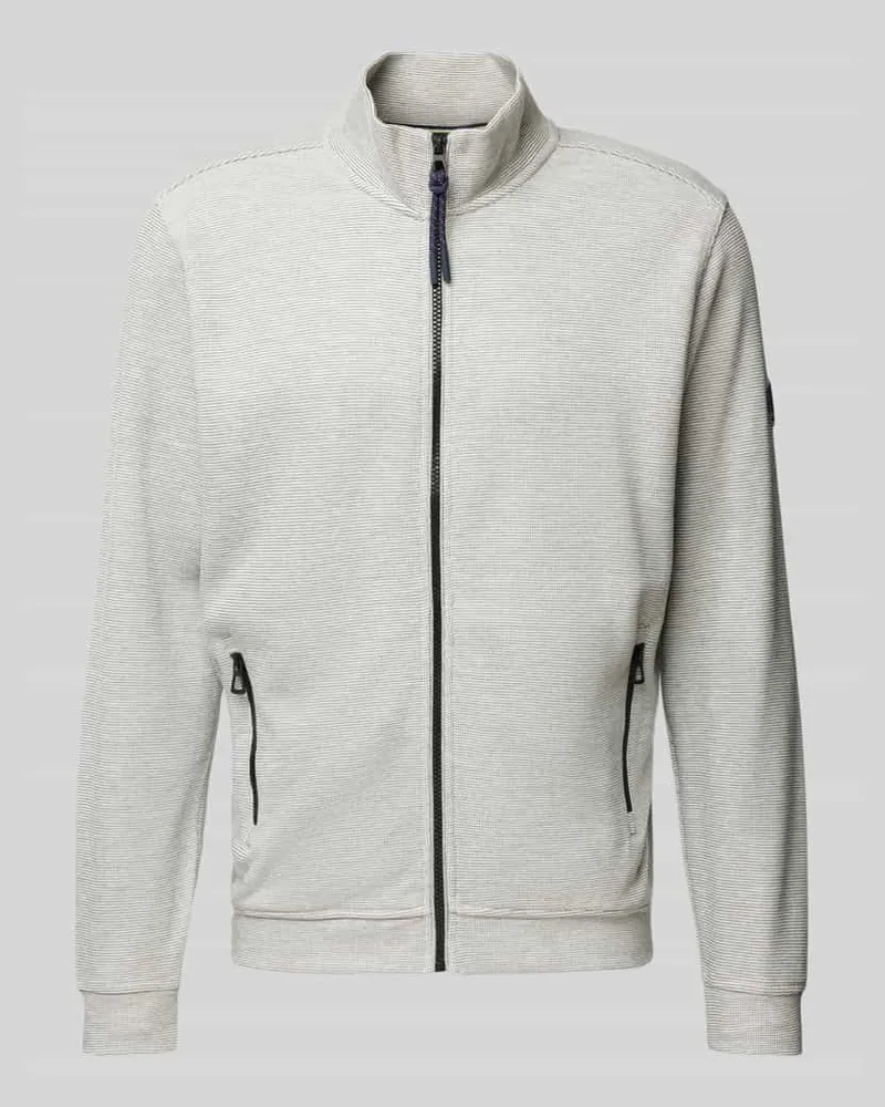Lerros Sweatjacke mit Reißverschlusstaschen 
