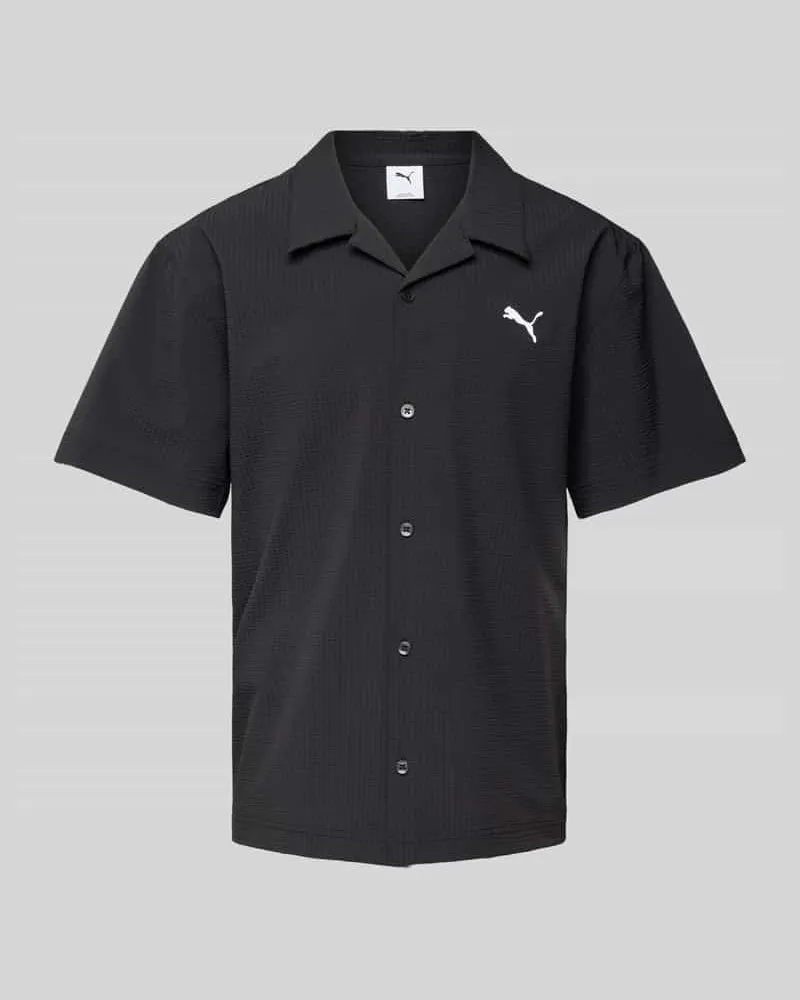Puma Freizeithemd mit Label-Stitching 