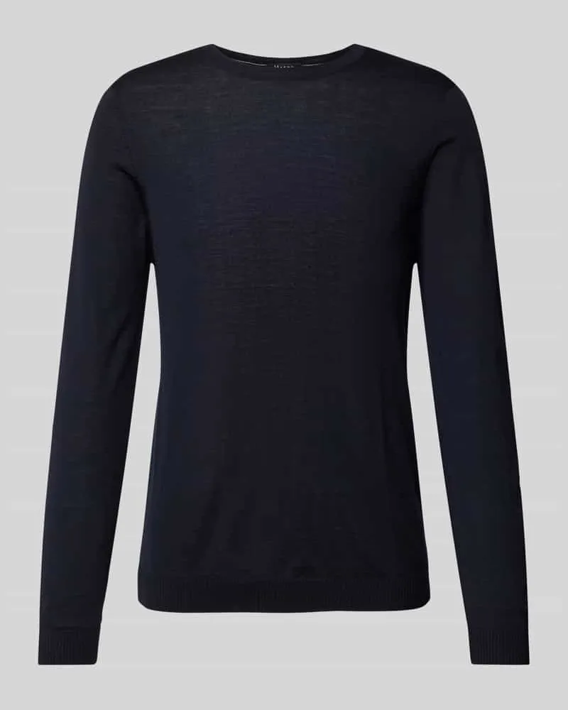 Maerz Strickpullover mit gerippten Abschlüssen 