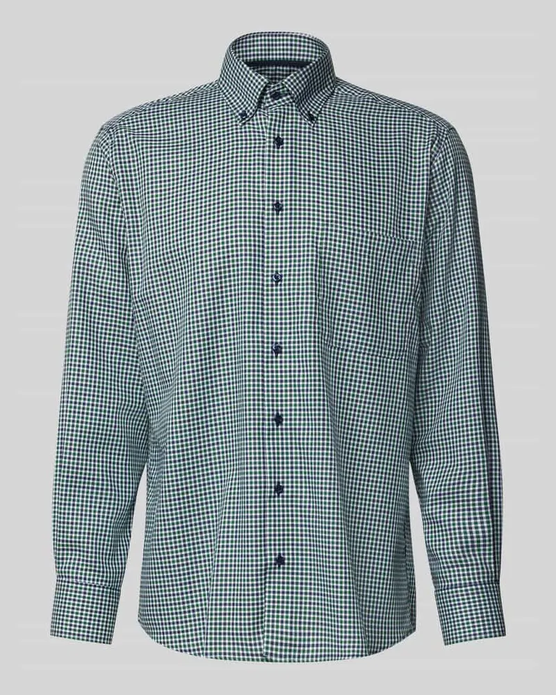 Eterna Comfort Fit Business-Hemd mit Button-Down-Kragen 
