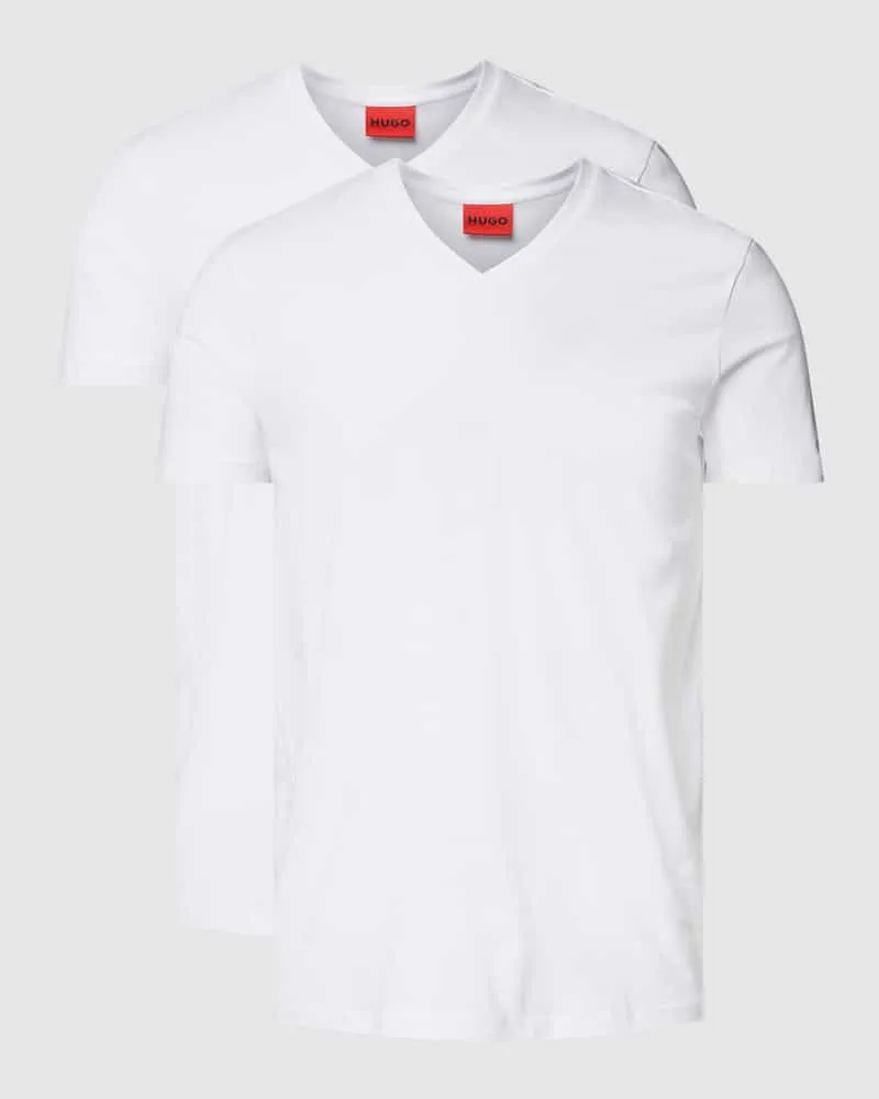 HUGO BOSS T-Shirt mit Logo-Print im 2er-Pack Modell '-V 