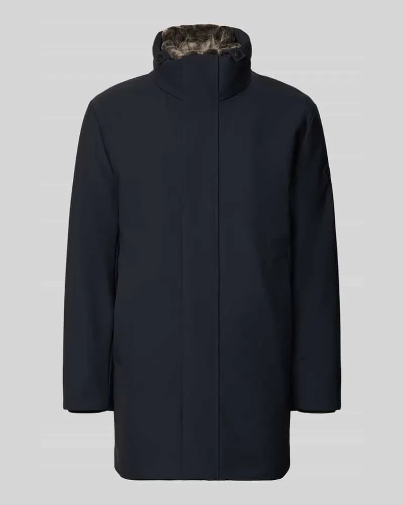 Strellson Regular Fit Parka mit abnehmbarem Kunstfellbesatz Modell 'Flex Marine