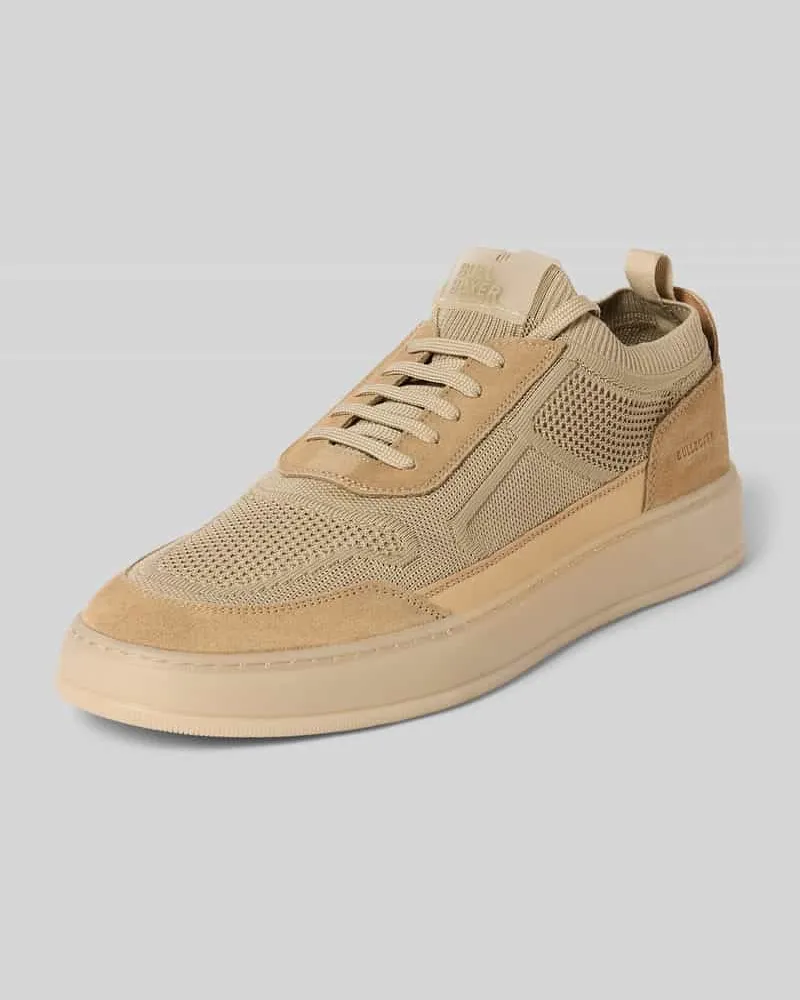 Bullboxer Sneaker mit Label-Detail Beige
