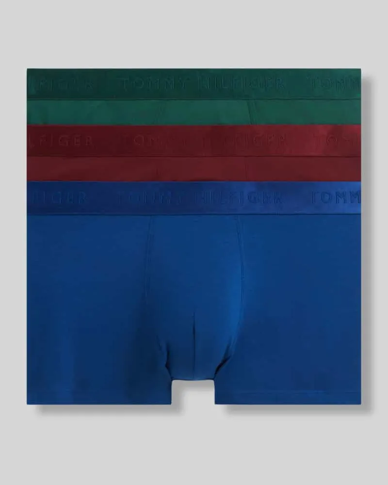 Tommy Hilfiger Pants aus reiner Baumwolle im 3er-Pack Dunkelrot
