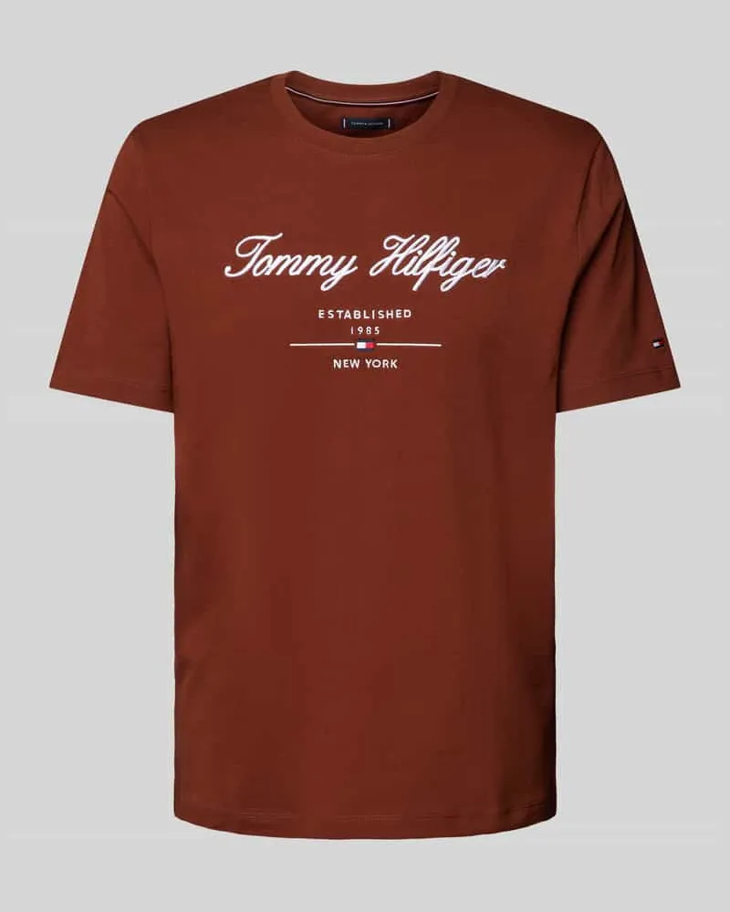 Tommy Hilfiger T-Shirt mit Label-Stitching 
