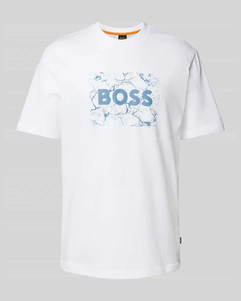 HUGO BOSS T-Shirt mit Label-Print 