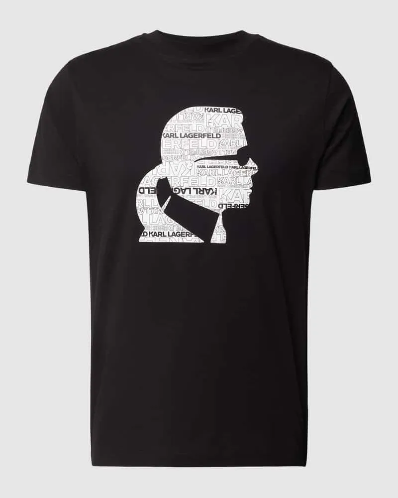 Karl Lagerfeld T-Shirt mit Label-Print 