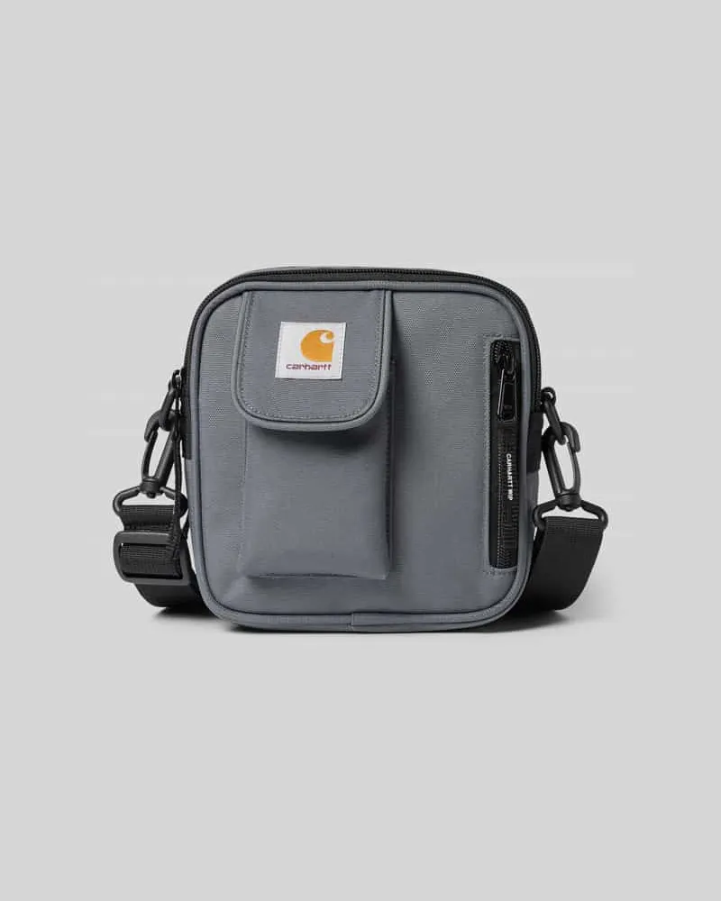 Carhartt WIP Crossbody Bag mit Logo-Patch Graphit