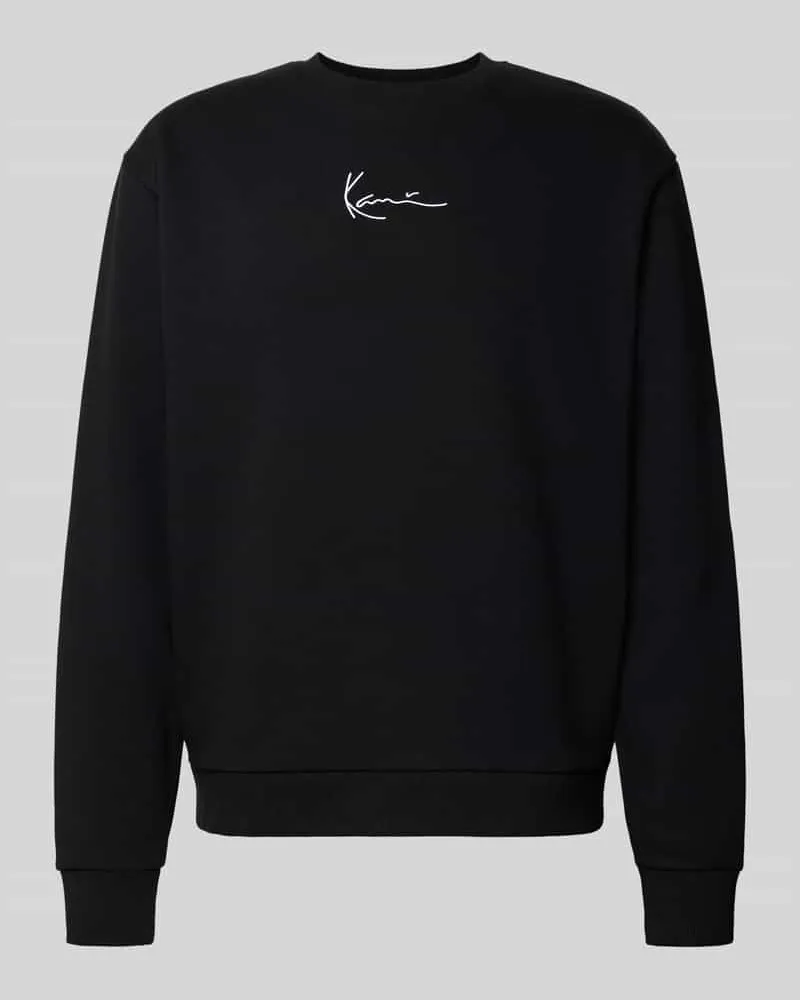 Karl Kani Regular Fit Sweatshirt mit Logo-Stitching Modell 'Crew 