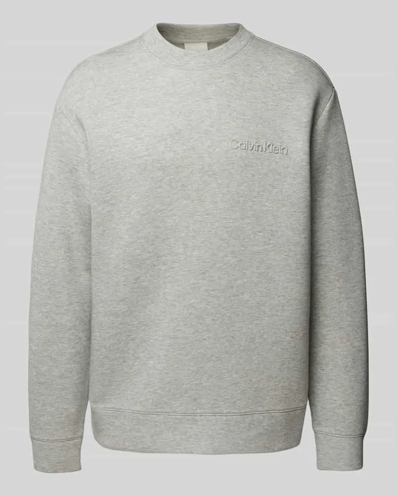 Calvin Klein Sweatshirt mit Label-Detail Modell 'SPACER 