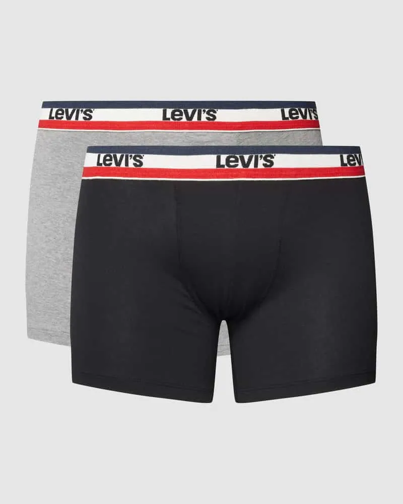 Levi's Trunks mit elastischem Logo-Bund Mittelgrau