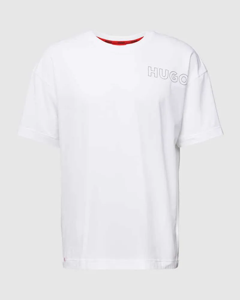 HUGO BOSS T-Shirt mit Label-Print Modell 'Unite 