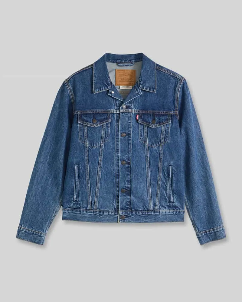 Levi's Regular Fit Jeansjacke aus reiner Baumwolle Modell 'THE TRUCKER Jeansblau