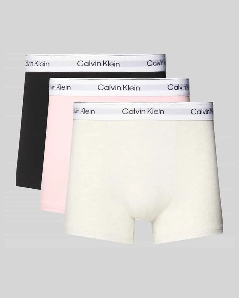Calvin Klein Trunks mit elastischem Logo-Bund im 3er-Pack 