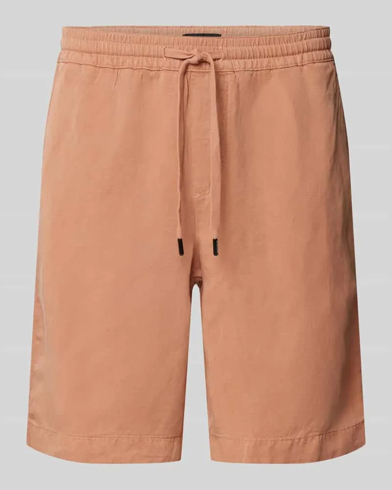 Strellson Regular Fit Shorts aus Lyocell-Leinen-Mix Modell 'Kaji 